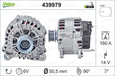 Valeo Generator [Hersteller-Nr. 439979] für VW von VALEO