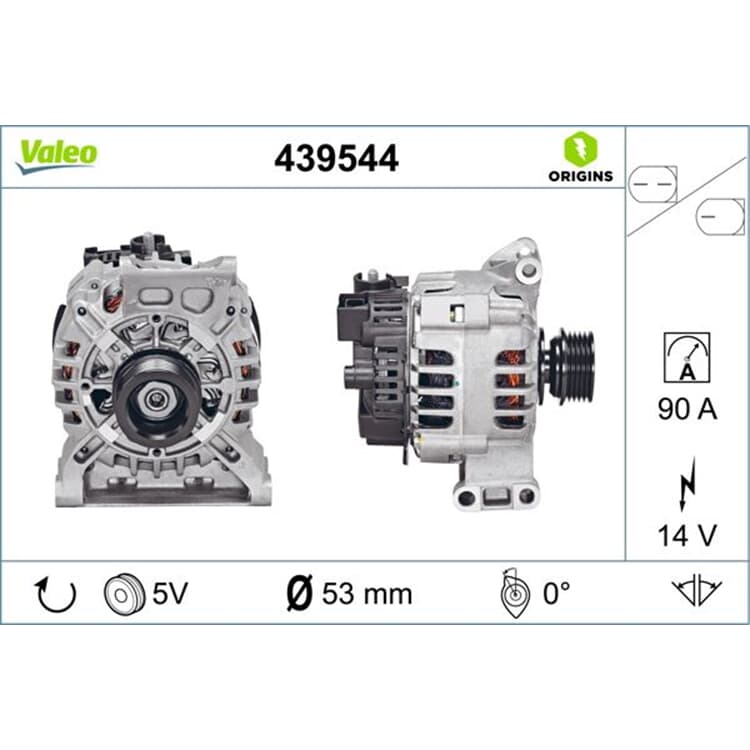 Valeo Generator Mercedes A-Klasse B-Klasse von VALEO