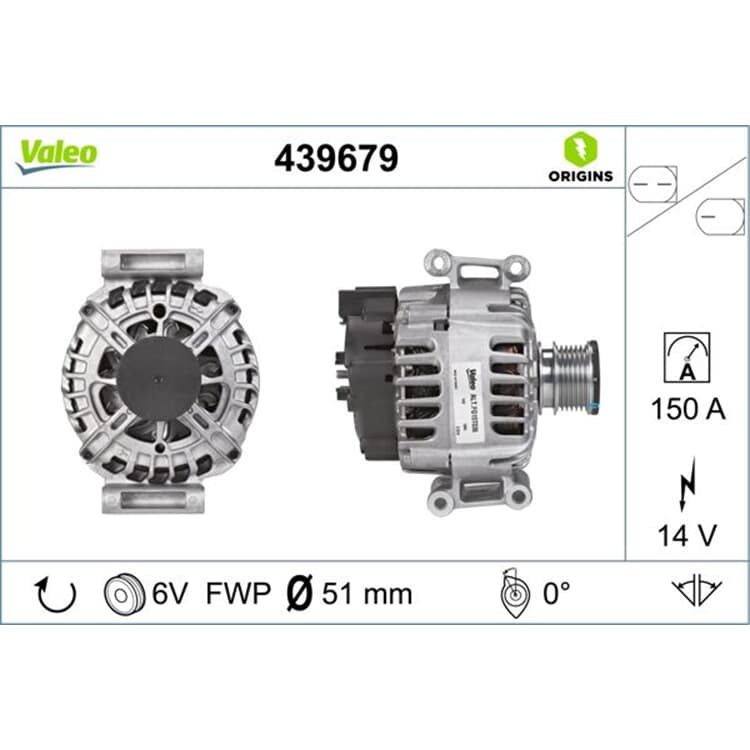 Valeo Generator Mercedes C-Klasse Clk E-Klasse Slk Sprinter von VALEO