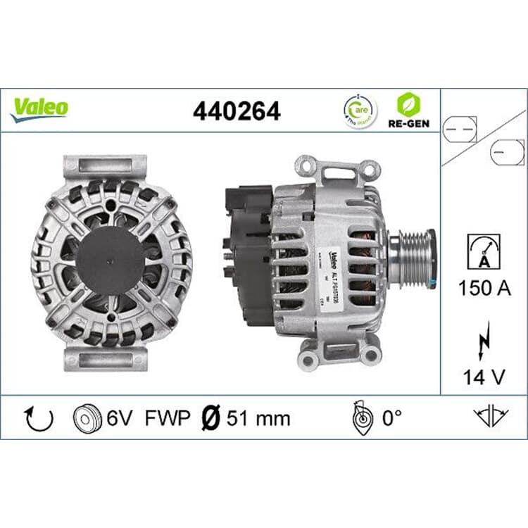 Valeo Generator Mercedes C-Klasse Clk E-Klasse Slk Sprinter von VALEO