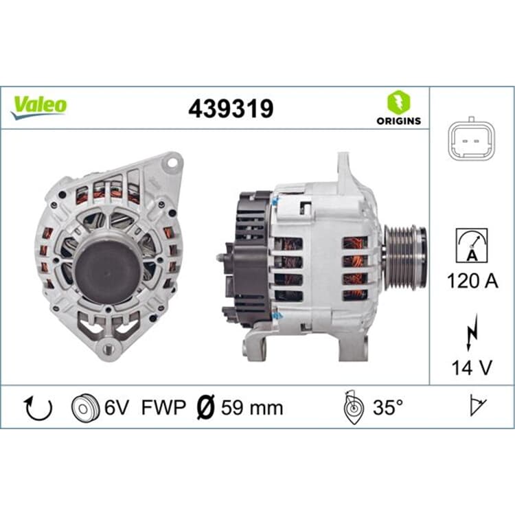 Valeo Generator Renault Volvo von VALEO