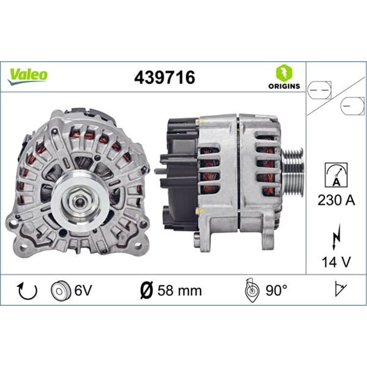 Valeo Generator VW Touareg von VALEO