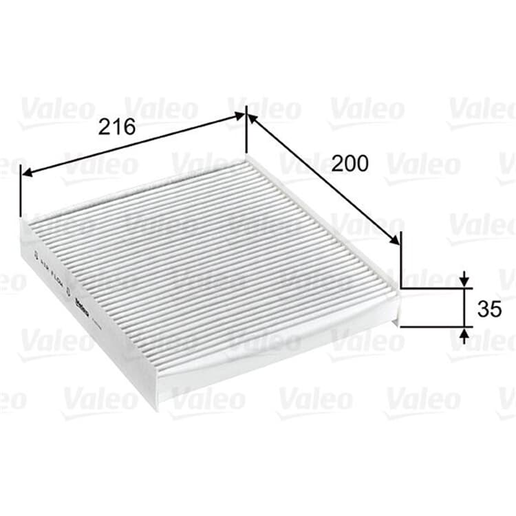 Valeo Innenraumfilter Dacia Nissan Renault von VALEO