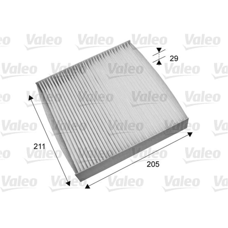 Valeo Innenraumfilter Honda City Civic Cr-V Cr-Z E Insight Jazz von VALEO