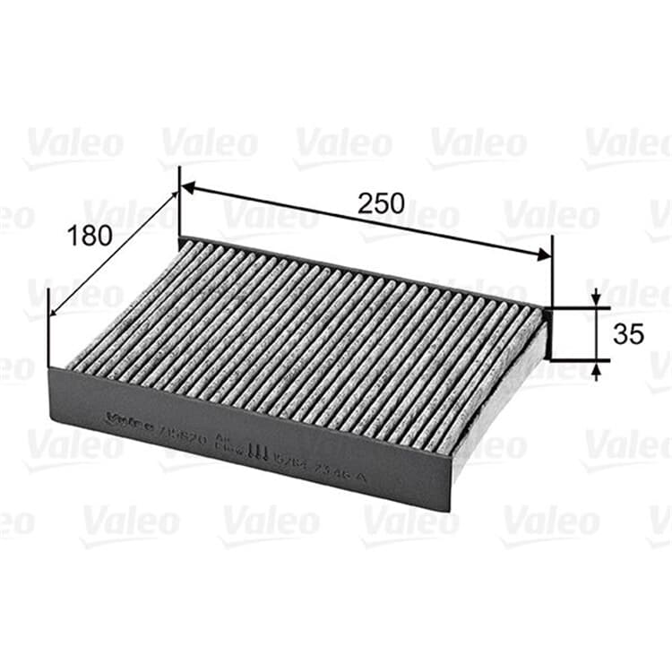 Valeo Innenraumfilter Nissan Renault von VALEO