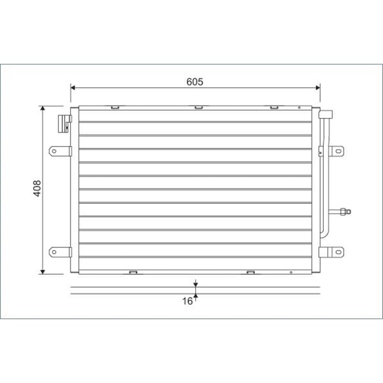 Valeo Klimakondensator Audi A4 Seat Exeo von VALEO