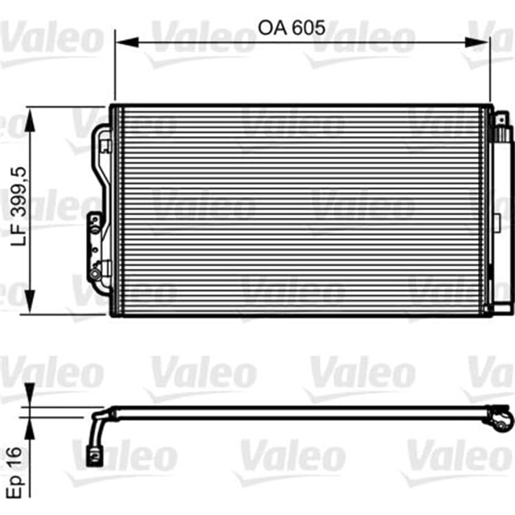 Valeo Klimakondensator BMW 1er 2er 3er 4er I3 von VALEO