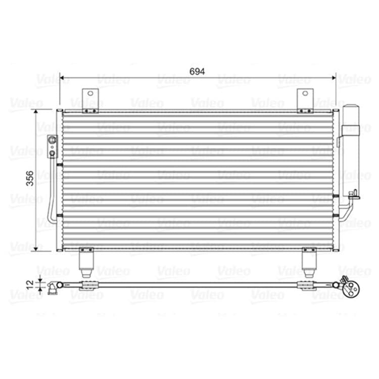 Valeo Klimakondensator Mitsubishi Outlander von VALEO