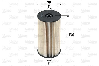 Valeo Kraftstofffilter [Hersteller-Nr. 587904] für Audi, Seat, Skoda, VW von VALEO