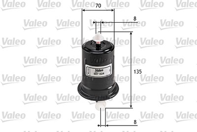 Valeo Kraftstofffilter [Hersteller-Nr. 587024] für Suzuki von VALEO