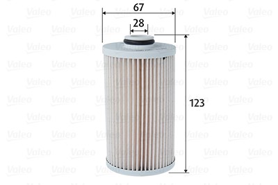 Valeo Kraftstofffilter [Hersteller-Nr. 587083] für Honda von VALEO