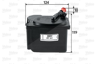 Valeo Kraftstofffilter [Hersteller-Nr. 587501] für Citroën, Fiat, Ford, Mazda, Mini, Peugeot, Suzuki, Volvo von VALEO