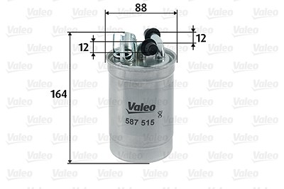 Valeo Kraftstofffilter [Hersteller-Nr. 587515] für Audi, Skoda, VW von VALEO