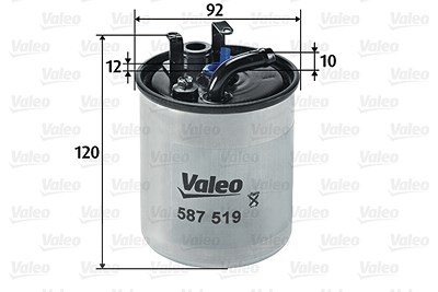 Valeo Kraftstofffilter [Hersteller-Nr. 587519] für Mercedes-Benz von VALEO