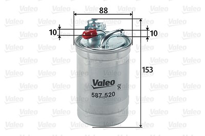 Valeo Kraftstofffilter [Hersteller-Nr. 587520] für Audi von VALEO