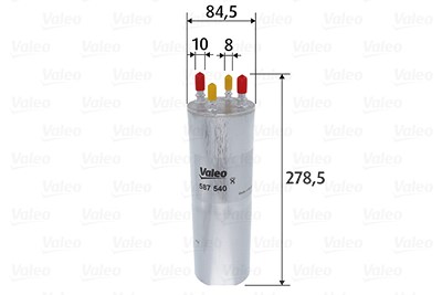 Valeo Kraftstofffilter [Hersteller-Nr. 587540] für VW von VALEO