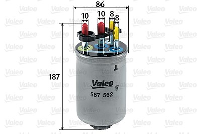 Valeo Kraftstofffilter [Hersteller-Nr. 587562] für Land Rover, Jaguar von VALEO