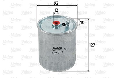 Valeo Kraftstofffilter [Hersteller-Nr. 587714] für Mercedes-Benz von VALEO