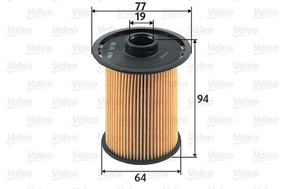 Valeo Kraftstofffilter [Hersteller-Nr. 587918] für Nissan, Opel, Renault von VALEO