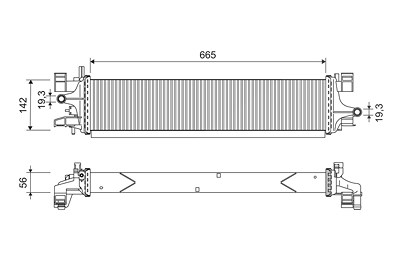 Valeo Kühler, Motorkühlung [Hersteller-Nr. 701249] für Ford von VALEO