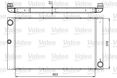 Valeo Kühler, Motorkühlung [Hersteller-Nr. 735475] für BMW von VALEO