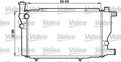 Valeo Kühler, Motorkühlung [Hersteller-Nr. 810892] für Peugeot von VALEO