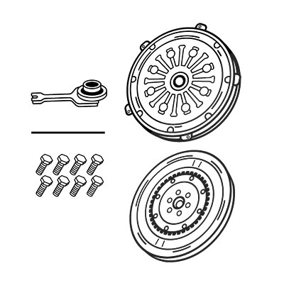 Valeo Kupplungssatz [Hersteller-Nr. 855302] für Hyundai, Kia von VALEO