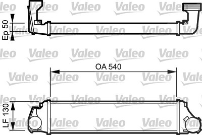 Valeo Ladeluftkühler [Hersteller-Nr. 818716] für BMW von VALEO