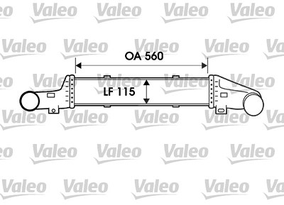 Valeo Ladeluftkühler [Hersteller-Nr. 817907] für Mercedes-Benz von VALEO