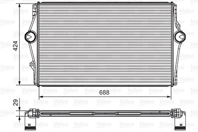 Valeo Ladeluftkühler [Hersteller-Nr. 818281] für Volvo von VALEO
