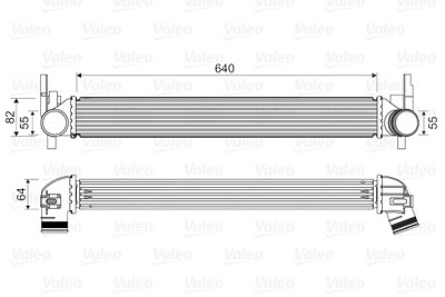 Valeo Ladeluftkühler [Hersteller-Nr. 818574] für Audi, Skoda, VW, Seat von VALEO