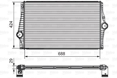 Valeo Ladeluftkühler [Hersteller-Nr. 818280] für Volvo von VALEO