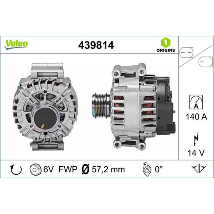 Valeo Lichtmaschine Audi CUPRA Seat Skoda VW von VALEO