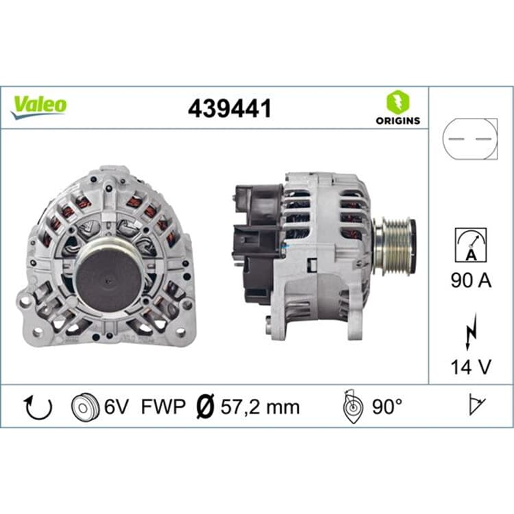 Valeo Lichtmaschine Audi Ford Seat Skoda VW von VALEO