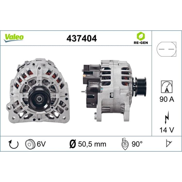 Valeo Lichtmaschine Audi Seat Skoda VW von VALEO