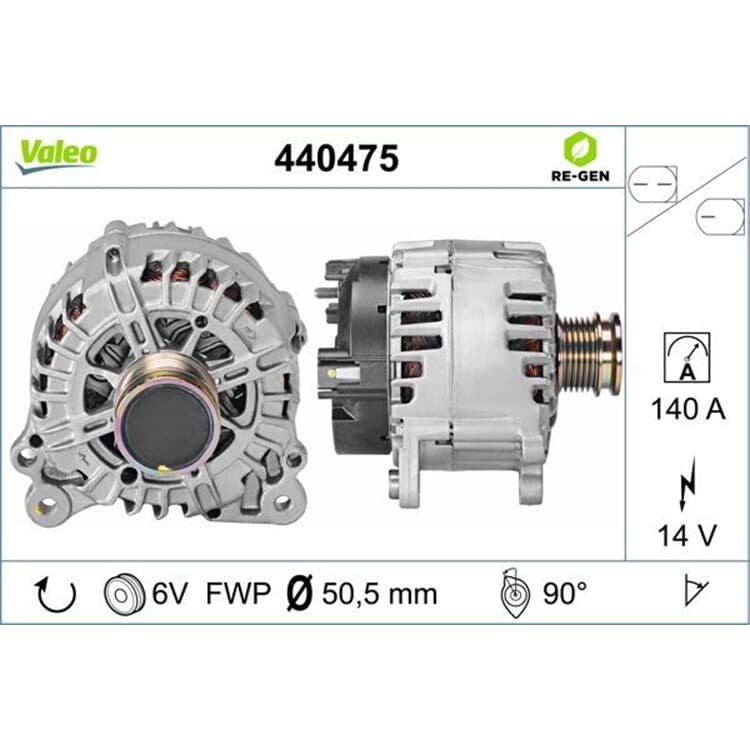 Valeo Lichtmaschine Audi Seat Skoda VW von VALEO