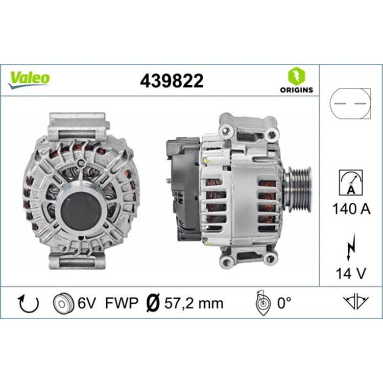 Valeo Lichtmaschine Audi Seat Skoda VW von VALEO