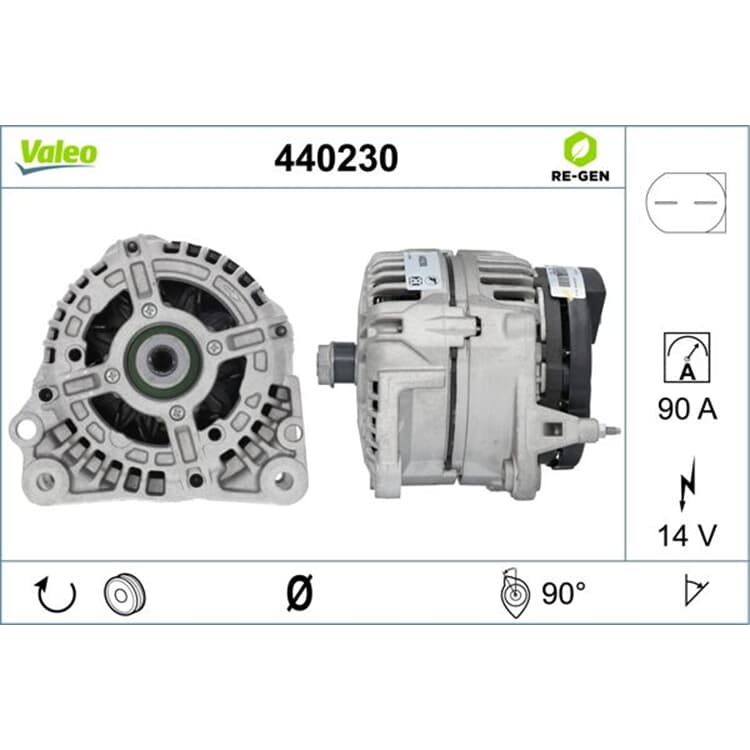 Valeo Lichtmaschine Audi Seat Skoda VW von VALEO