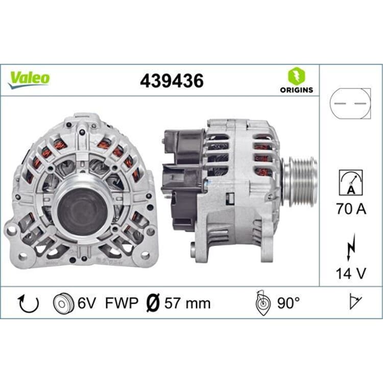 Valeo Lichtmaschine Audi Seat Skoda VW von VALEO