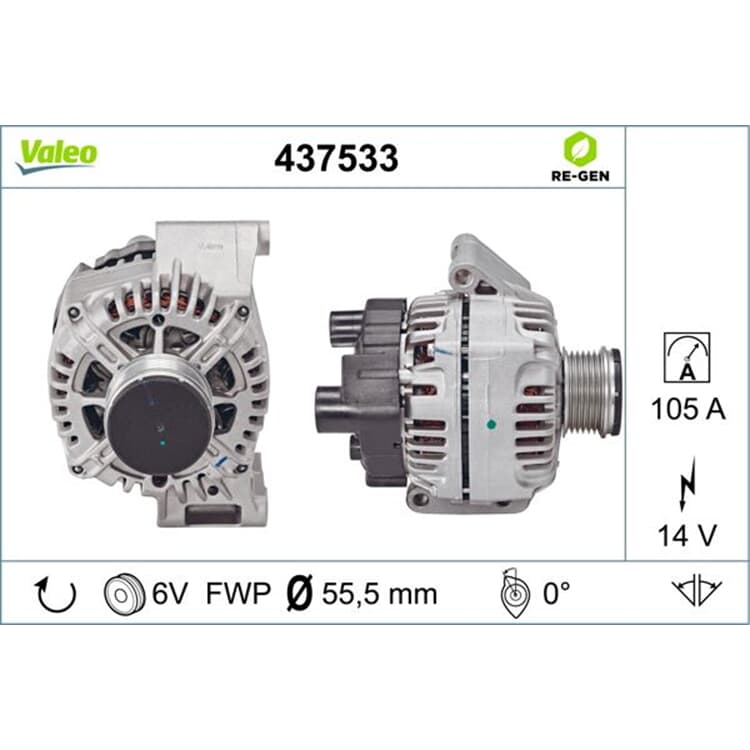 Valeo Lichtmaschine Fiat Lancia Opel von VALEO