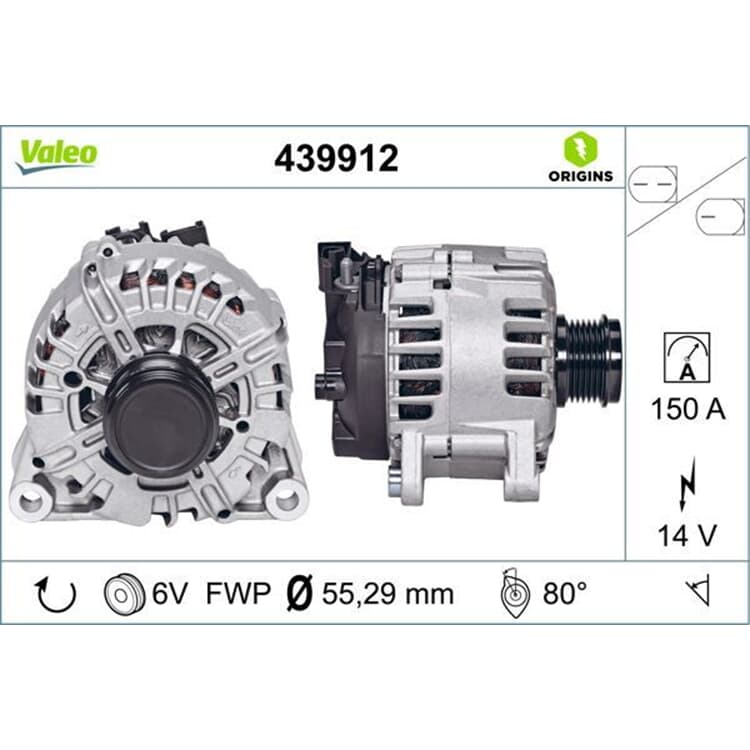 Valeo Lichtmaschine Ford Mondeo 4 von VALEO