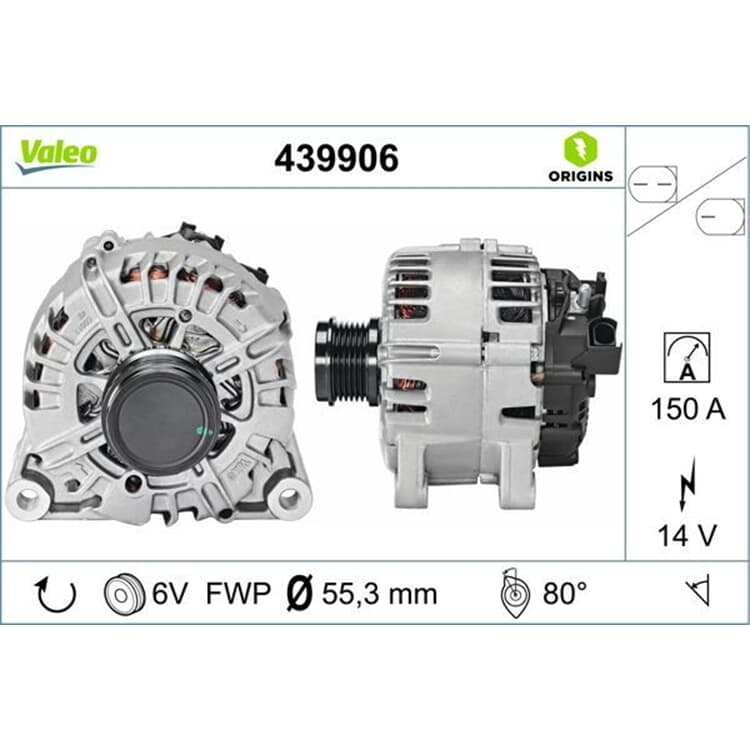 Valeo Lichtmaschine Ford Volvo von VALEO