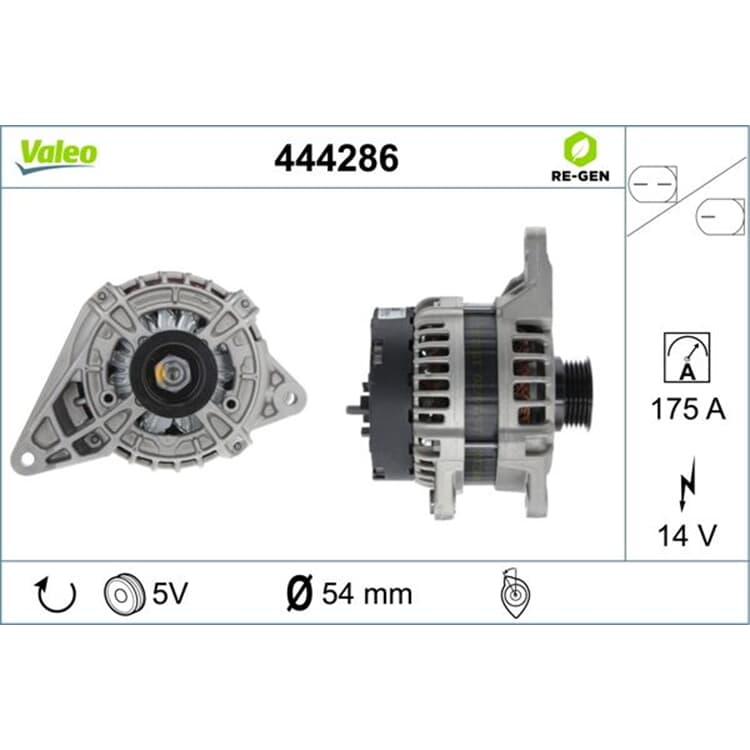 Valeo Lichtmaschine Mercedes A-Klasse B-Klasse Cla Gla-Klasse von VALEO