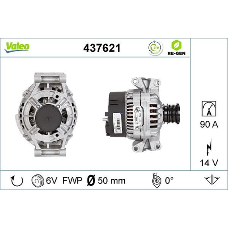 Valeo Lichtmaschine Mercedes Sprinter von VALEO