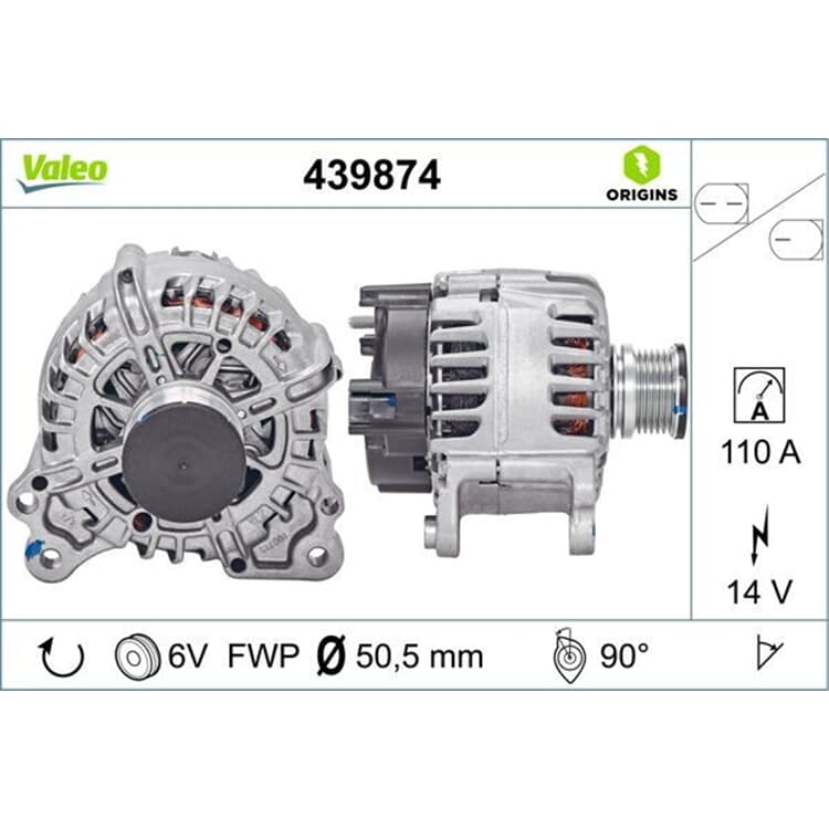 Valeo Lichtmaschine Seat Skoda VW von VALEO