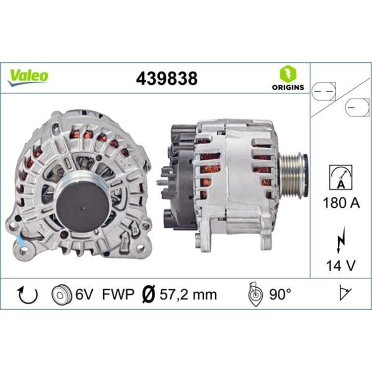 Valeo Lichtmaschine VW Touareg von VALEO