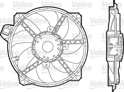 Valeo Lüfter, Motorkühlung [Hersteller-Nr. 696376] für Renault von VALEO