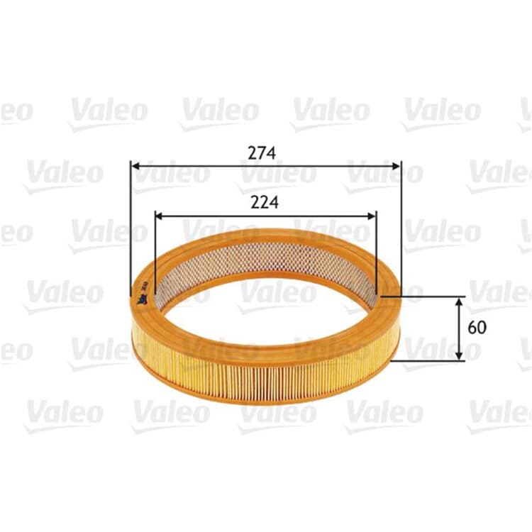 Valeo Luftfilter Audi BMW Citroen Ford Seat Skoda VW von VALEO