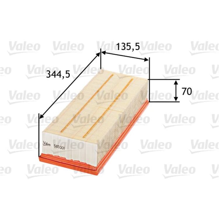 Valeo Luftfilter Audi Seat Skoda VW von VALEO