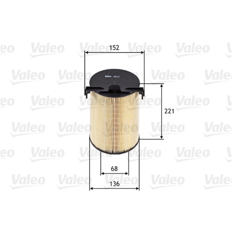 Valeo Luftfilter Audi Seat Skoda VW von VALEO